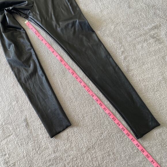 Commando Pants Womens Small Black Faux Leather Leggings High Rise Capsule - Picture 6 of 6